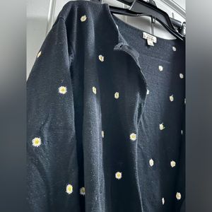 Ditsy flower cardigan